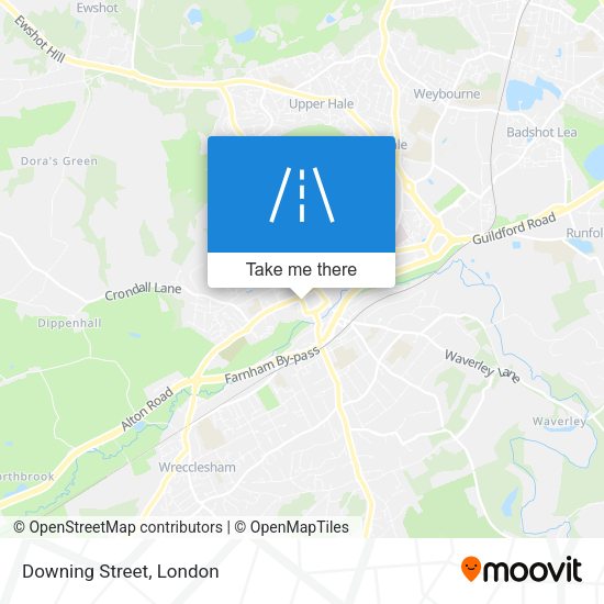 Downing Street map