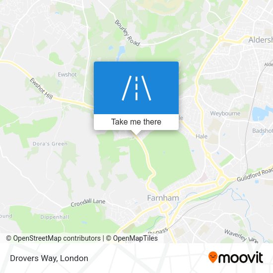 Drovers Way map