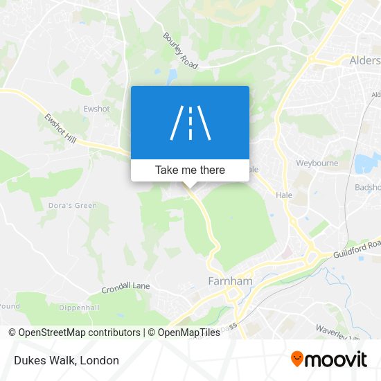 Dukes Walk map