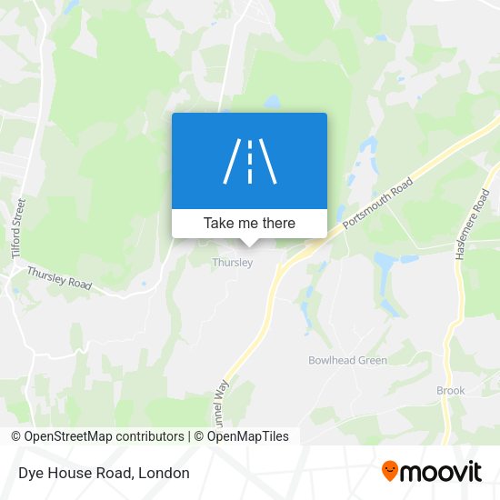 Dye House Road map