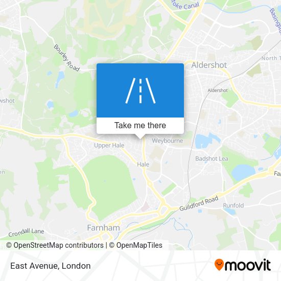 East Avenue map