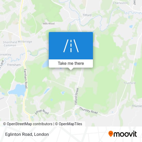 Eglinton Road map