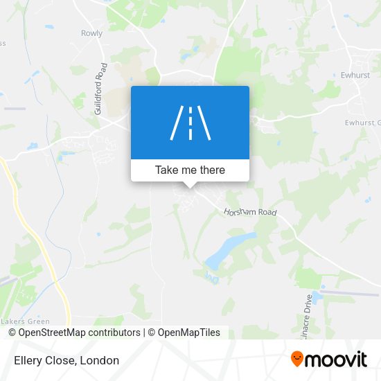 Ellery Close map