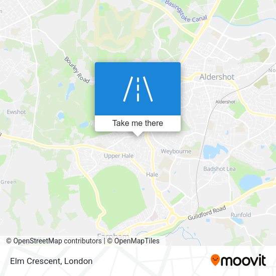 Elm Crescent map