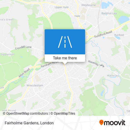 Fairholme Gardens map