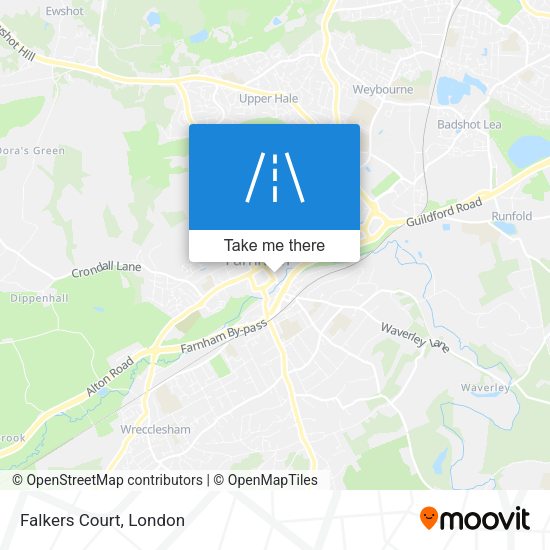 Falkers Court map