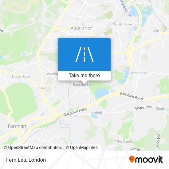 Fern Lea map