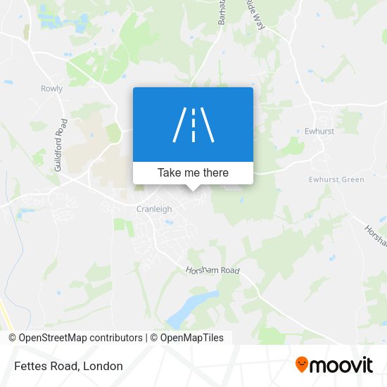 Fettes Road map