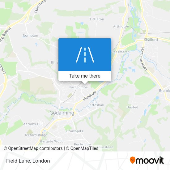 Field Lane map