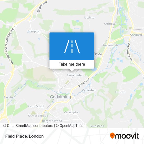 Field Place map