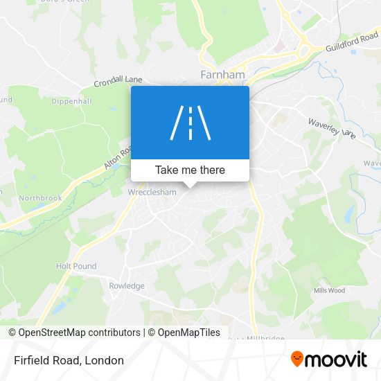 Firfield Road map