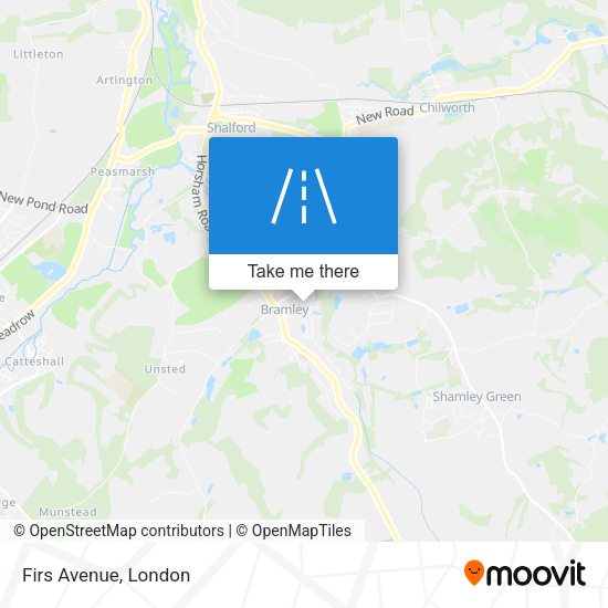 Firs Avenue map