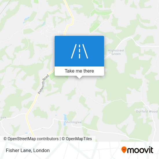 Fisher Lane map