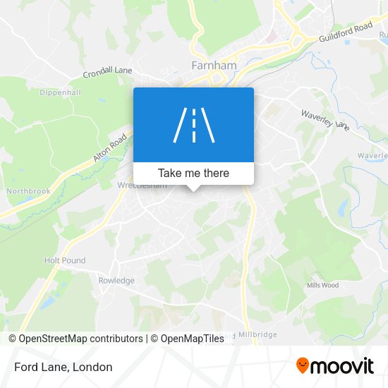 Ford Lane map