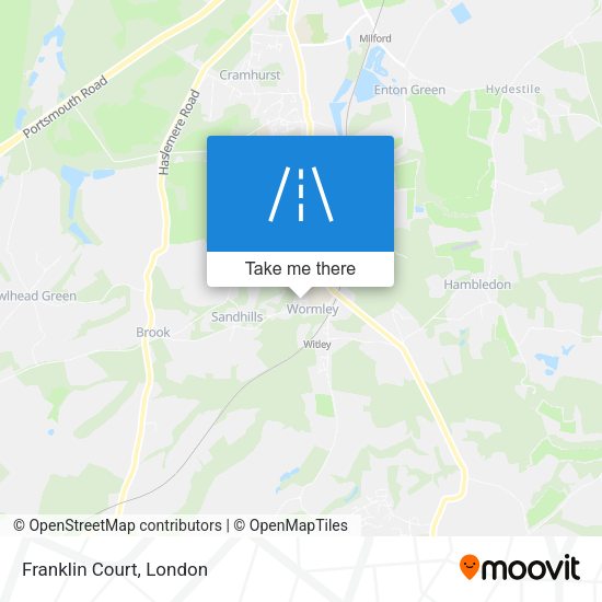 Franklin Court map