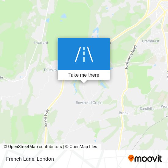 French Lane map