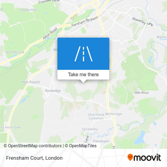 Frensham Court map