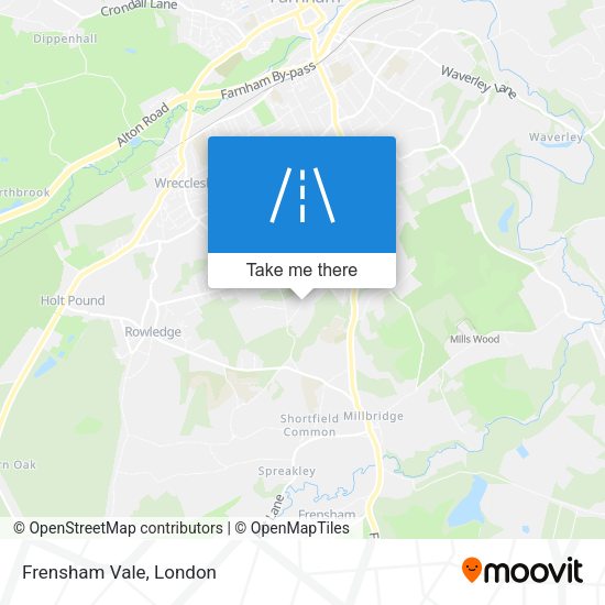 Frensham Vale map