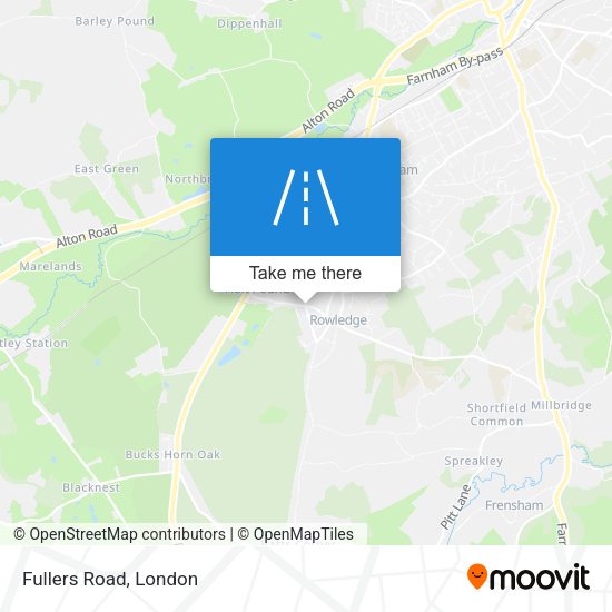 Fullers Road map