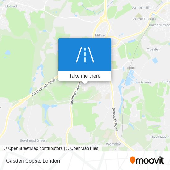 Gasden Copse map
