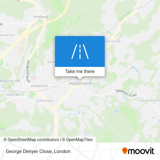 George Denyer Close map