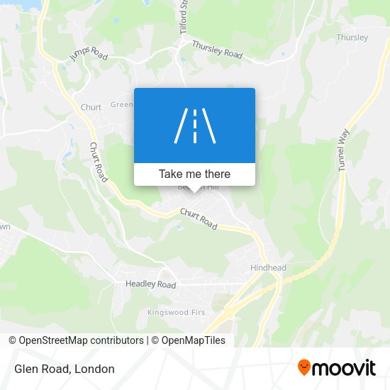 Glen Road map