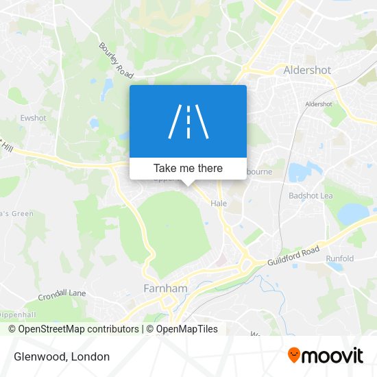Glenwood map