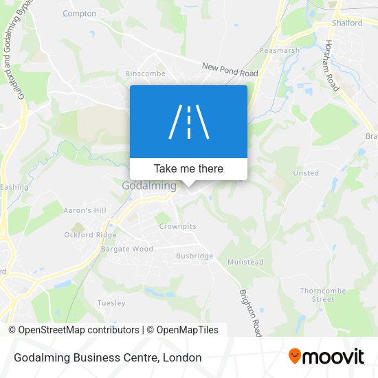 Godalming Business Centre map