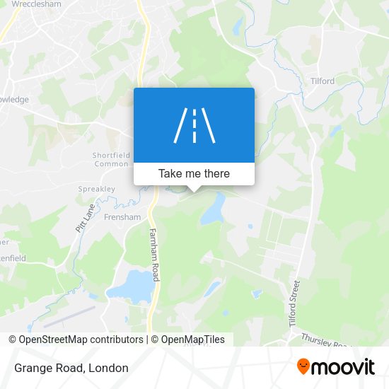 Grange Road map