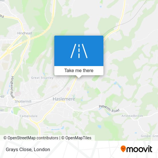 Grays Close map