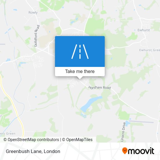 Greenbush Lane map