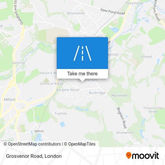 Grosvenor Road map
