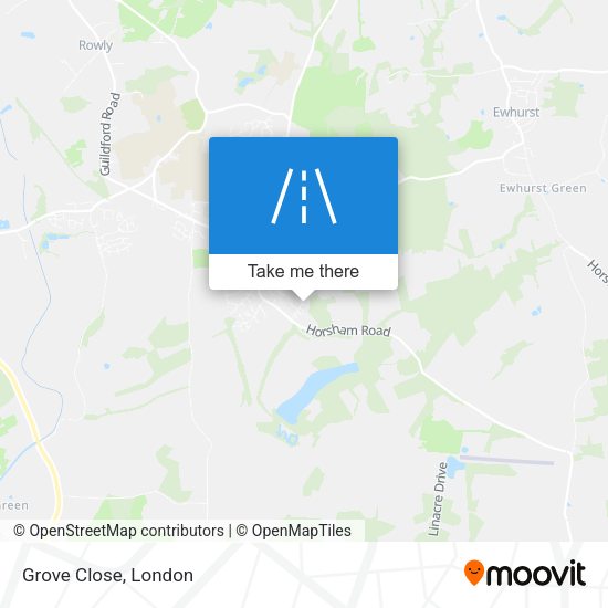 Grove Close map