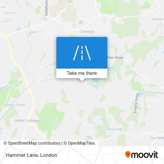 Hammer Lane map