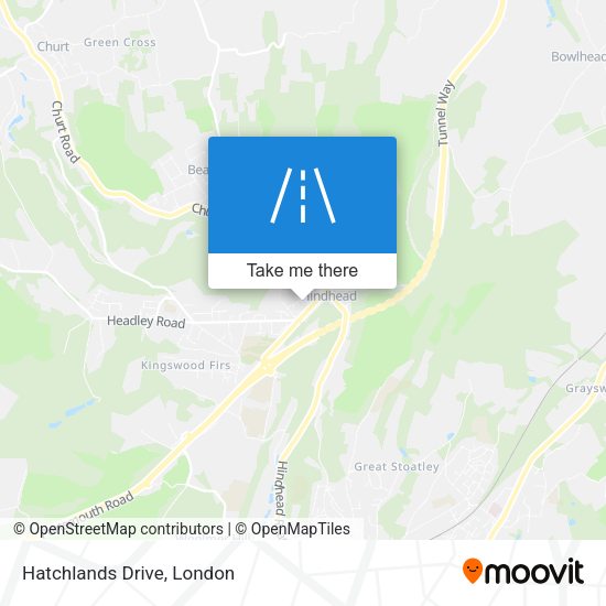 Hatchlands Drive map