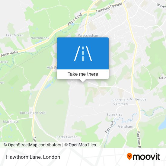 Hawthorn Lane map
