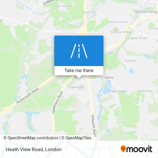 Heath View Road map