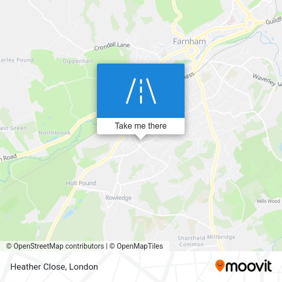 Heather Close map