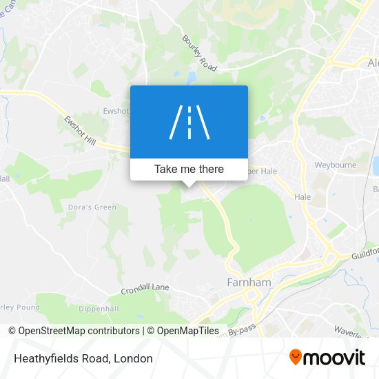 Heathyfields Road map