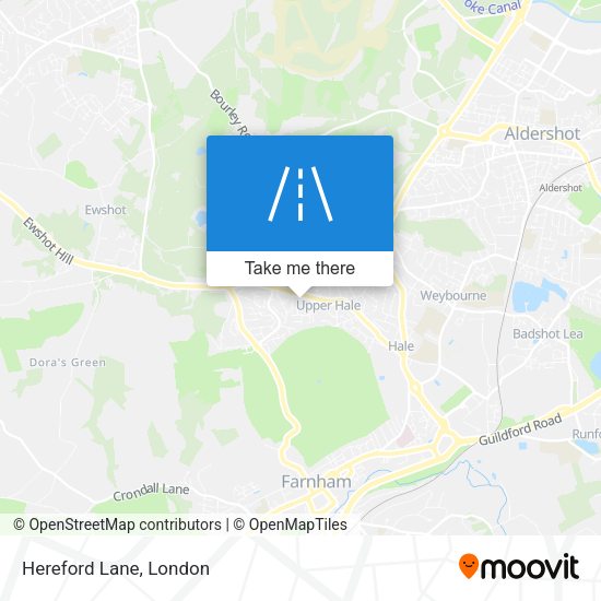 Hereford Lane map