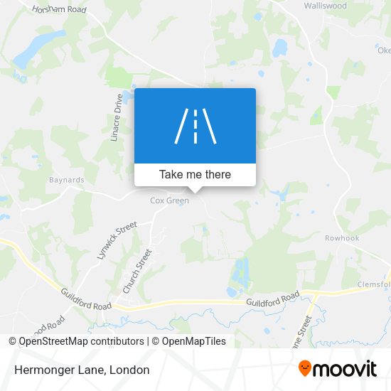 Hermonger Lane map