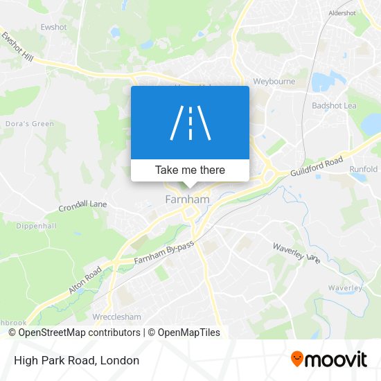 High Park Road map