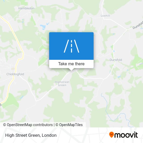 High Street Green map