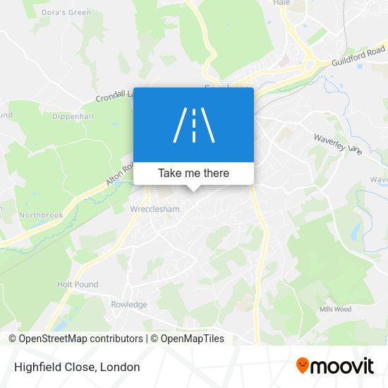 Highfield Close map