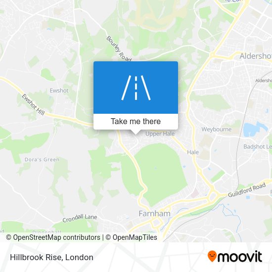 Hillbrook Rise map