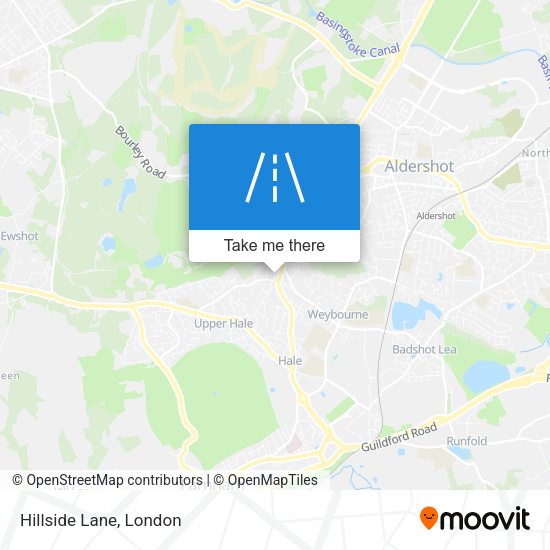 Hillside Lane map