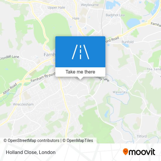Holland Close map