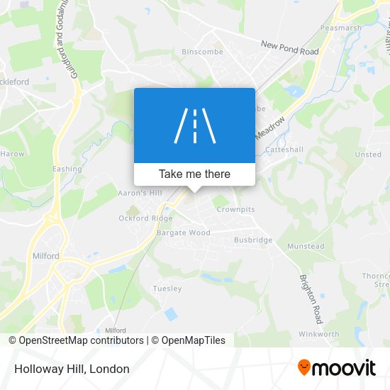 Holloway Hill map