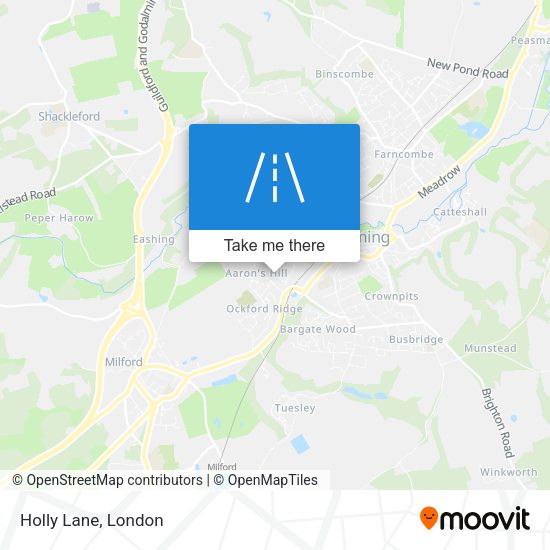 Holly Lane map