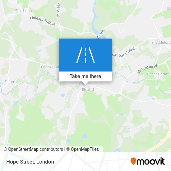 Hope Street map